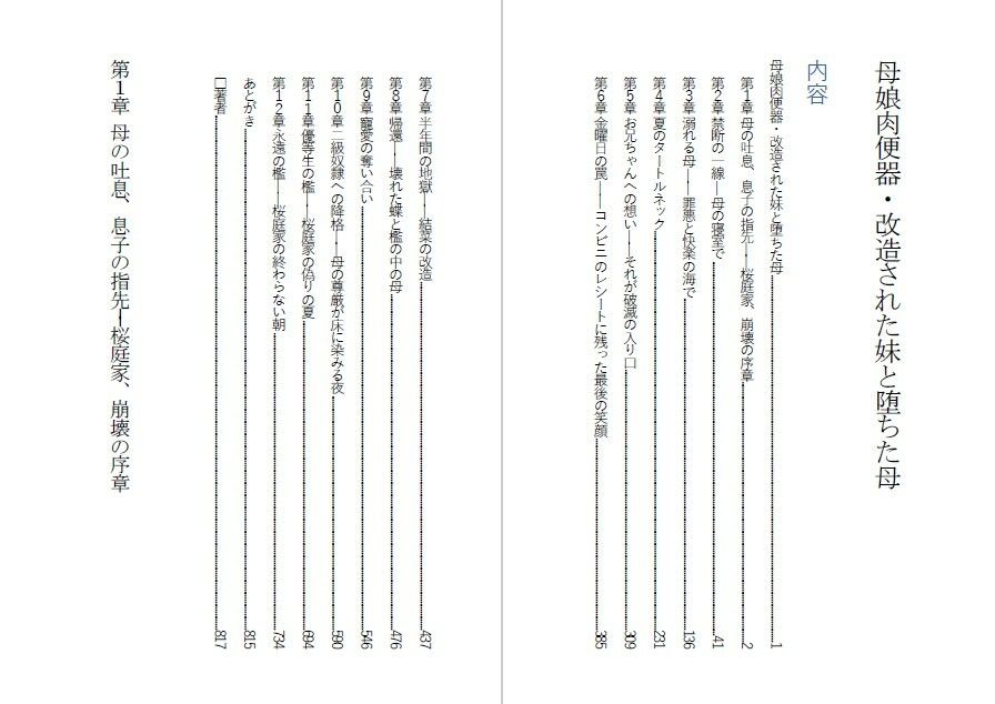 母娘肉便器・改造された妹と堕ちた母