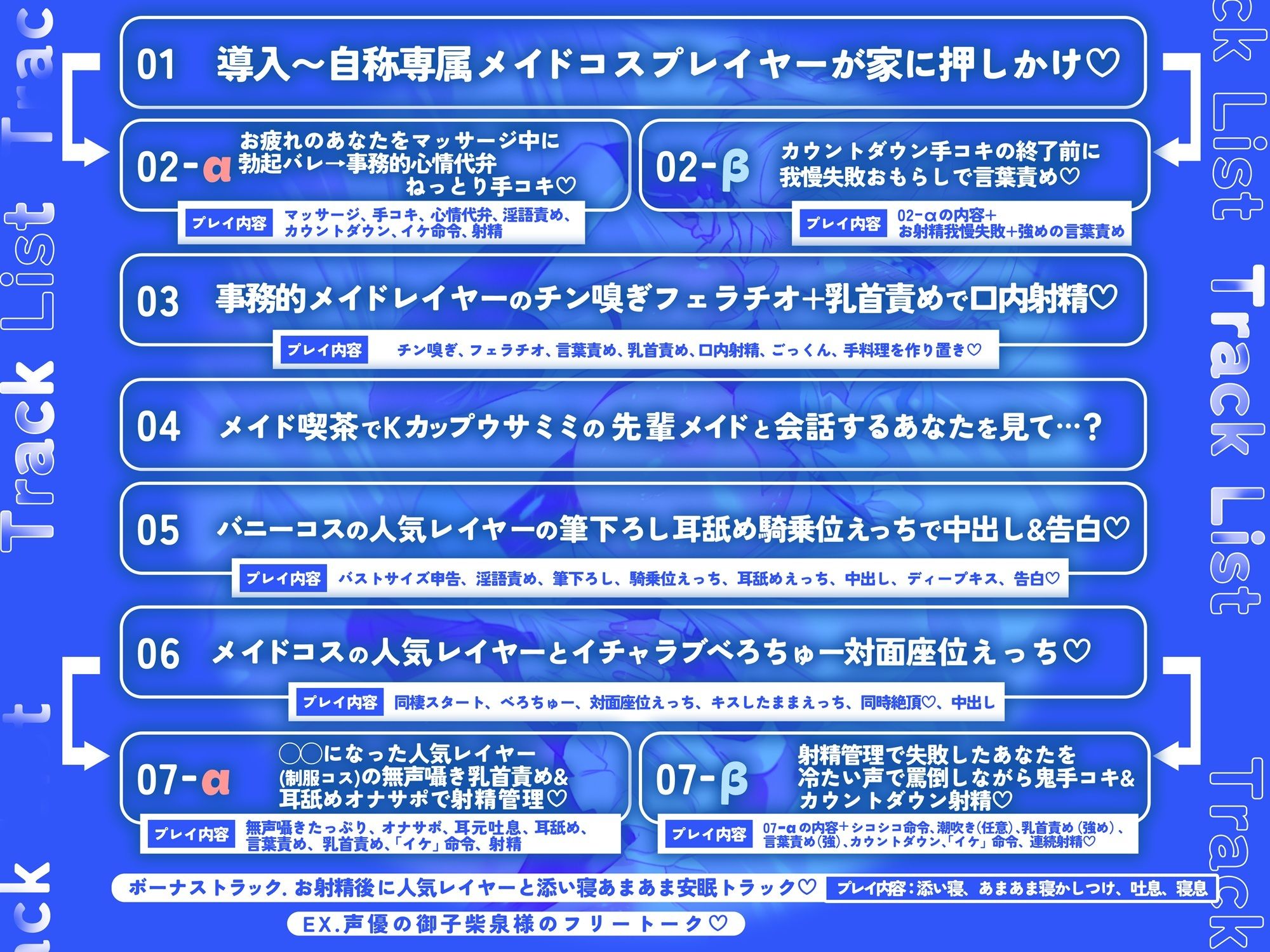 【逆転なし×敗北分岐ルート】あなたを大好きな有名コスプレイヤー兼メイドカフェの人気キャストに事務的だけど好感度MAXなオナサポや筆おろし