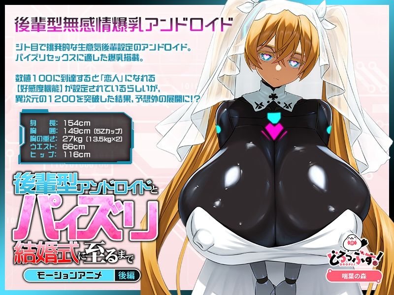 後輩型アンドロイドとパイズリ結婚式に至るまで モーションアニメ 後編