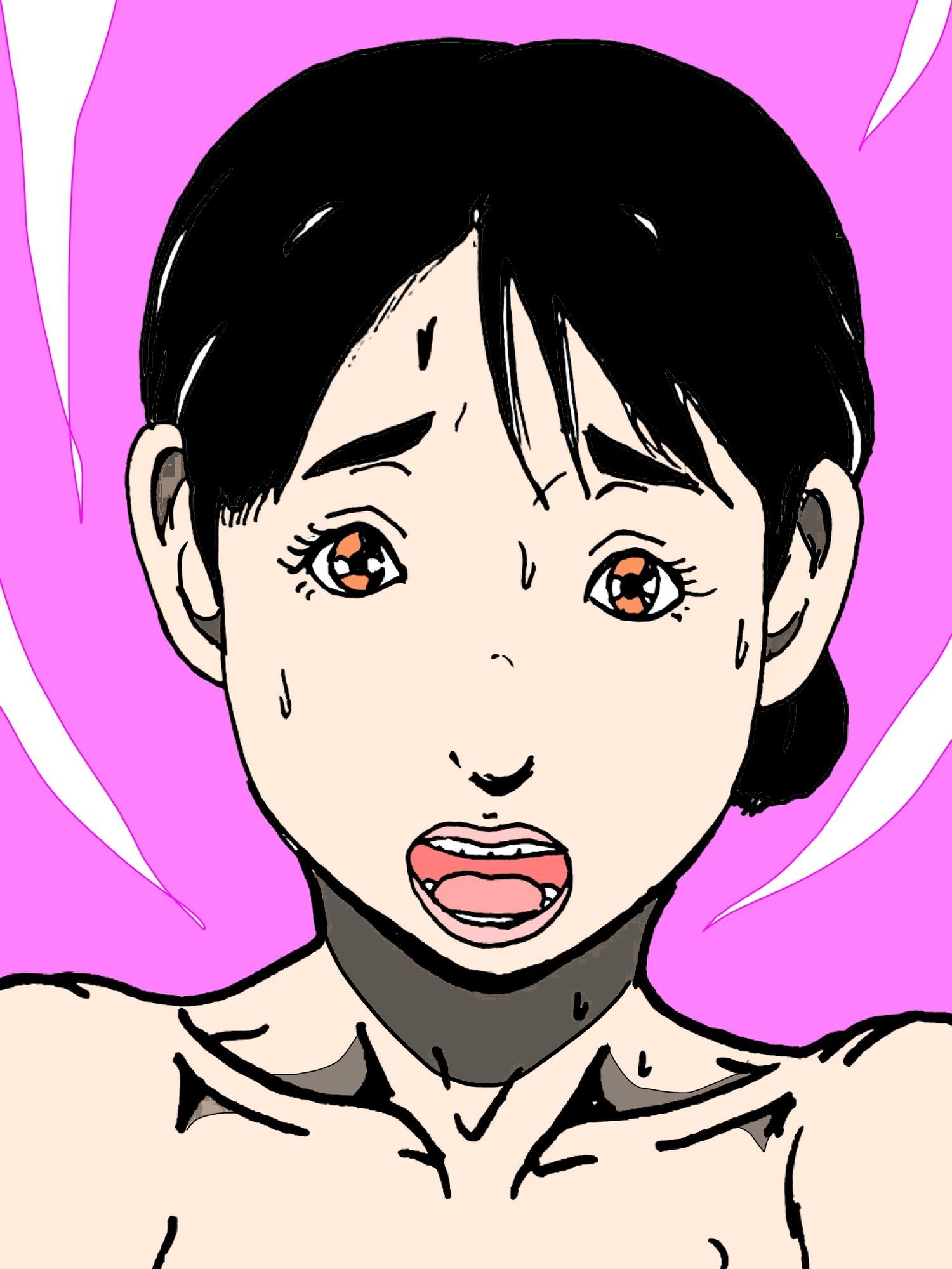 最愛の妻と不快な彼が溶け合い混ざり合い一体化
