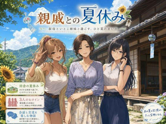 親戚との夏休み〜叔母といとこ姉妹と過ごすひと夏の思い出〜