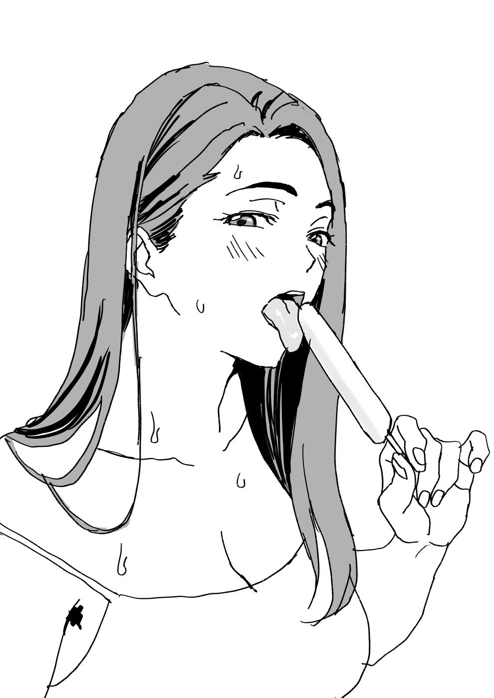 チンポとアイス エッチなミルクドーロ