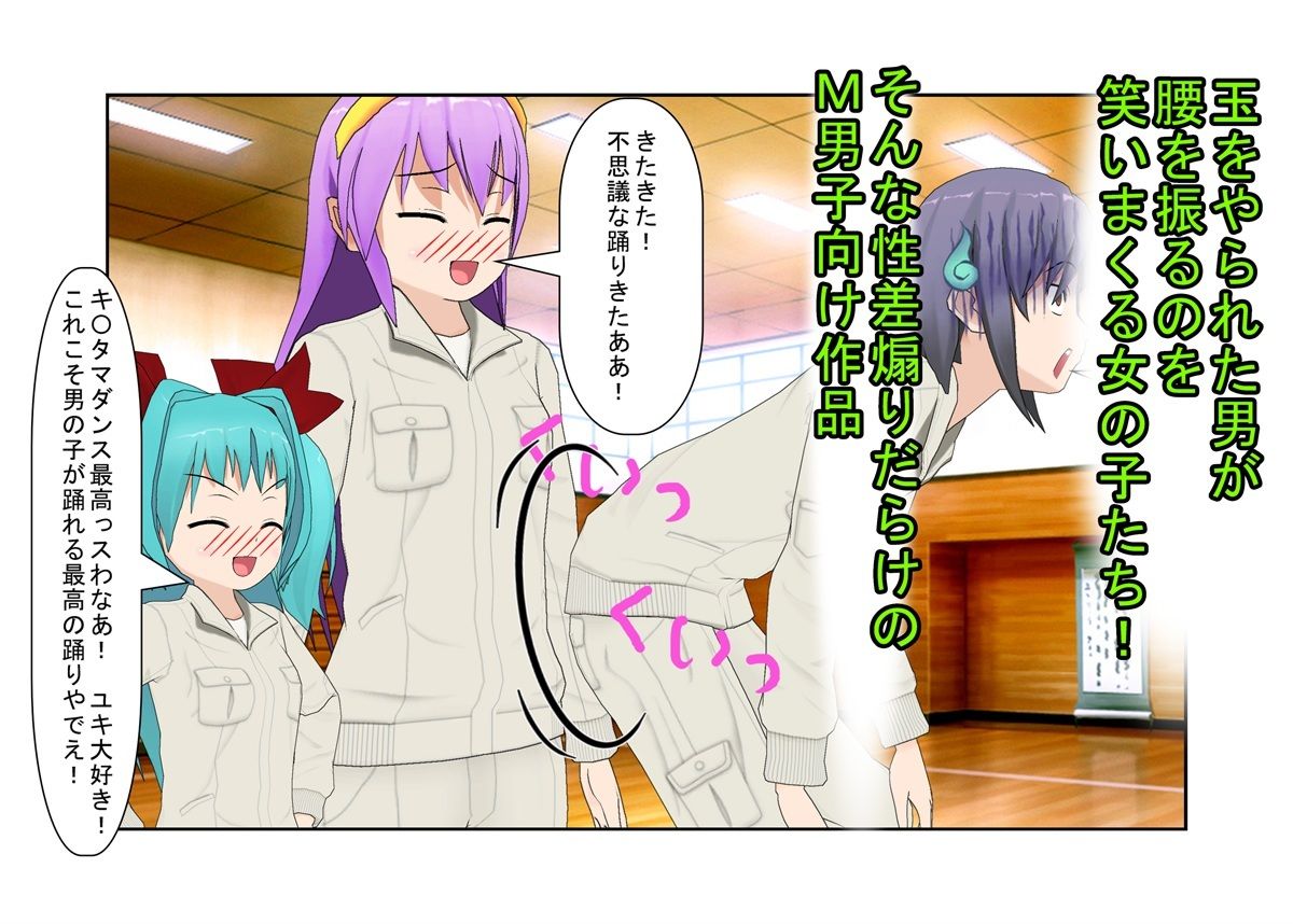 『金責め彼女と女だけの空手部』秘密を握られた男がドS美少女だけの空手部に引きずり込まれてキ〇タマ集中攻撃! シャワー室で全裸美少女らに玉踏み潰し!【性差煽り】