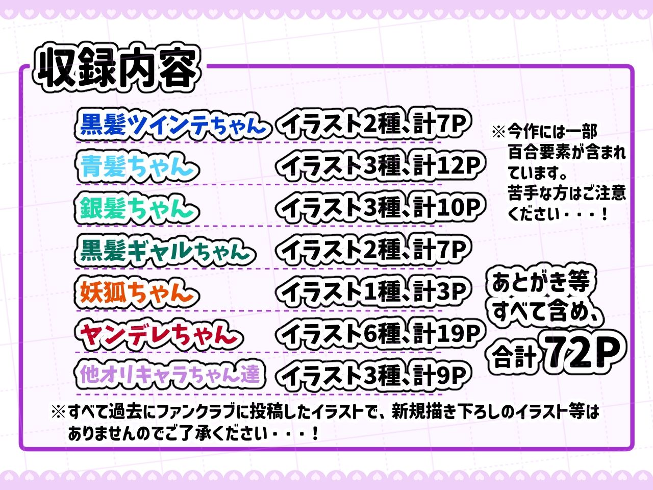 ファンクラブイラストのまとめ本vol.3
