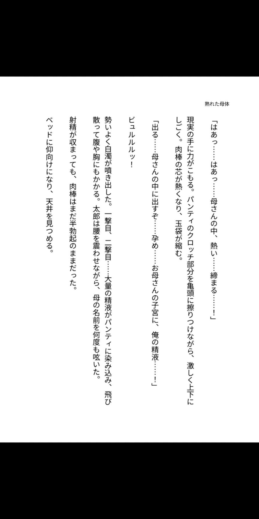 背徳の母子 〜熟れた母体に堕ちる息子の肉欲〜