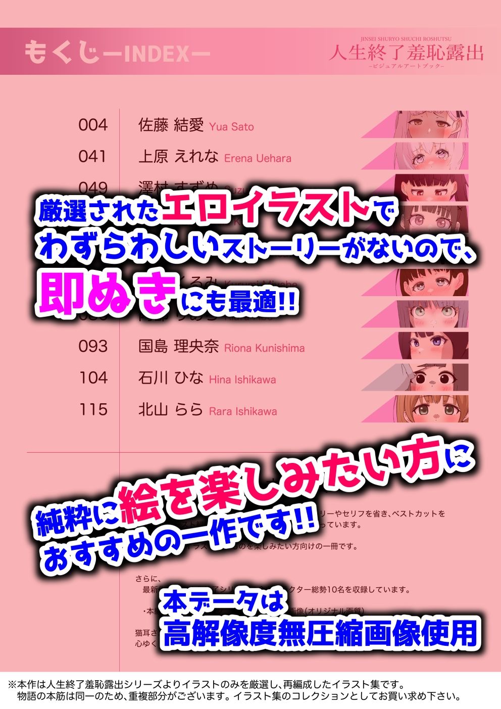 人生終了羞恥露出〜ビジュアルアートブック〜
