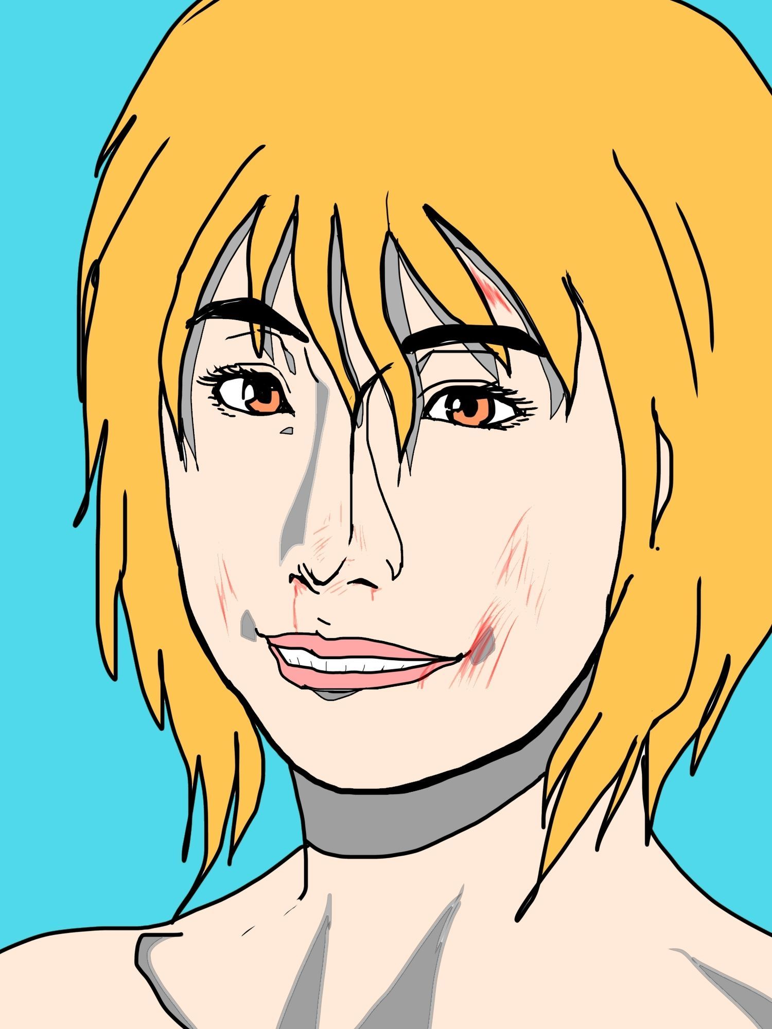 やりきった人妻は夫にエールを送り微笑んだ