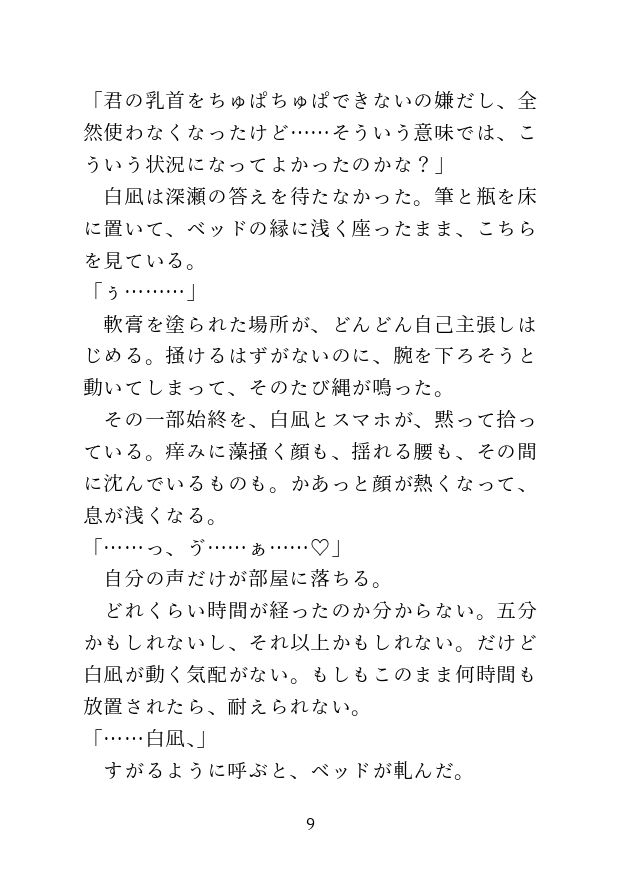 一日中玩具で責められた後に自分からおちんちんをねだる話