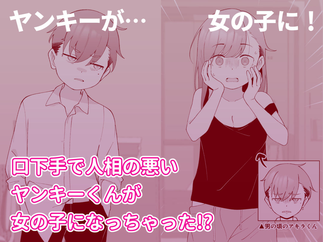 先生の彼女になる女の子になっちゃったヤンキー君 総集編完全版