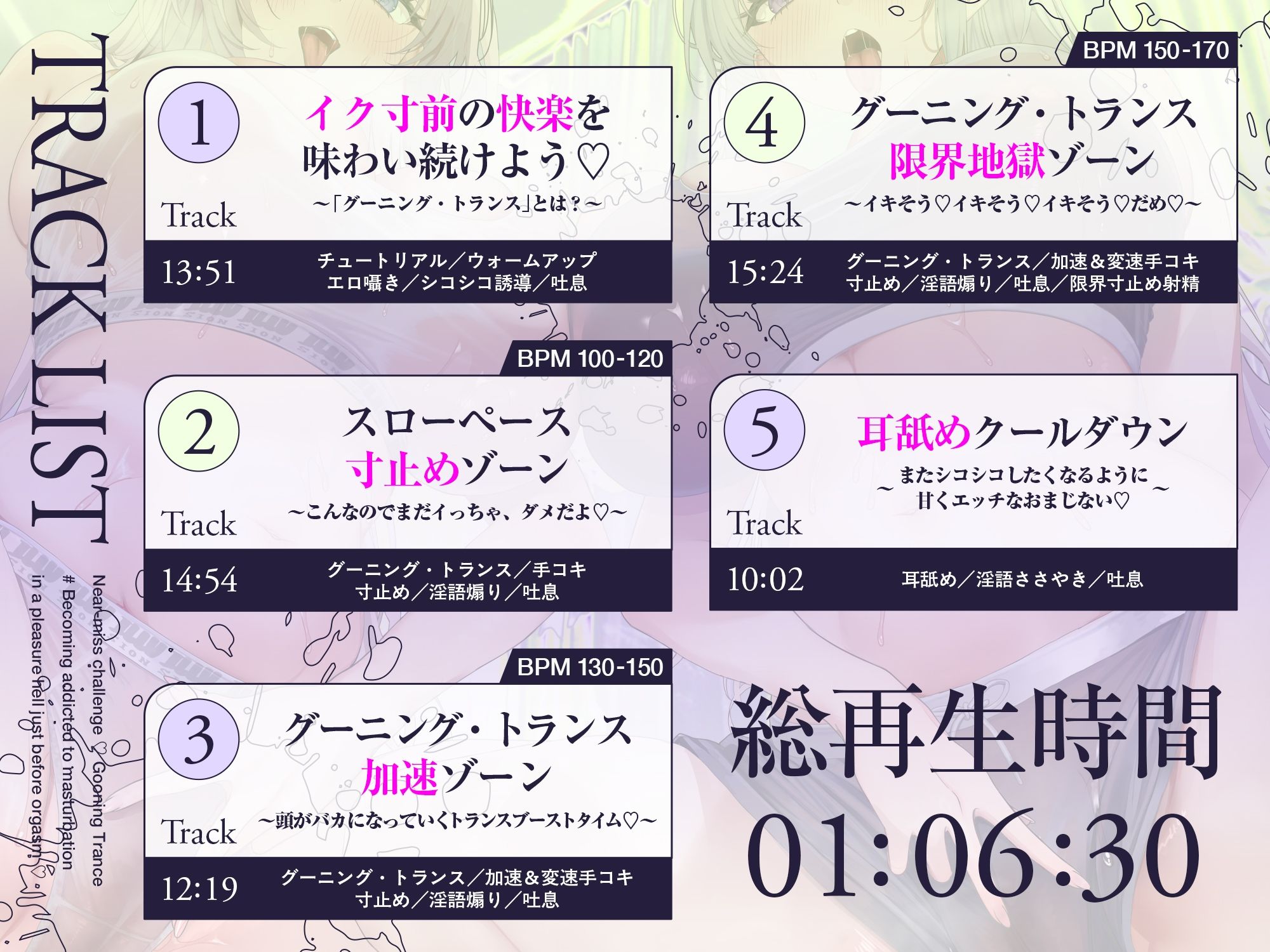 【寸止め×トランス】寸止めチャレンジ(はーと)グーニングトランス#イク寸前の快楽地獄でセンズリ中毒になっちゃう(はーと)v
