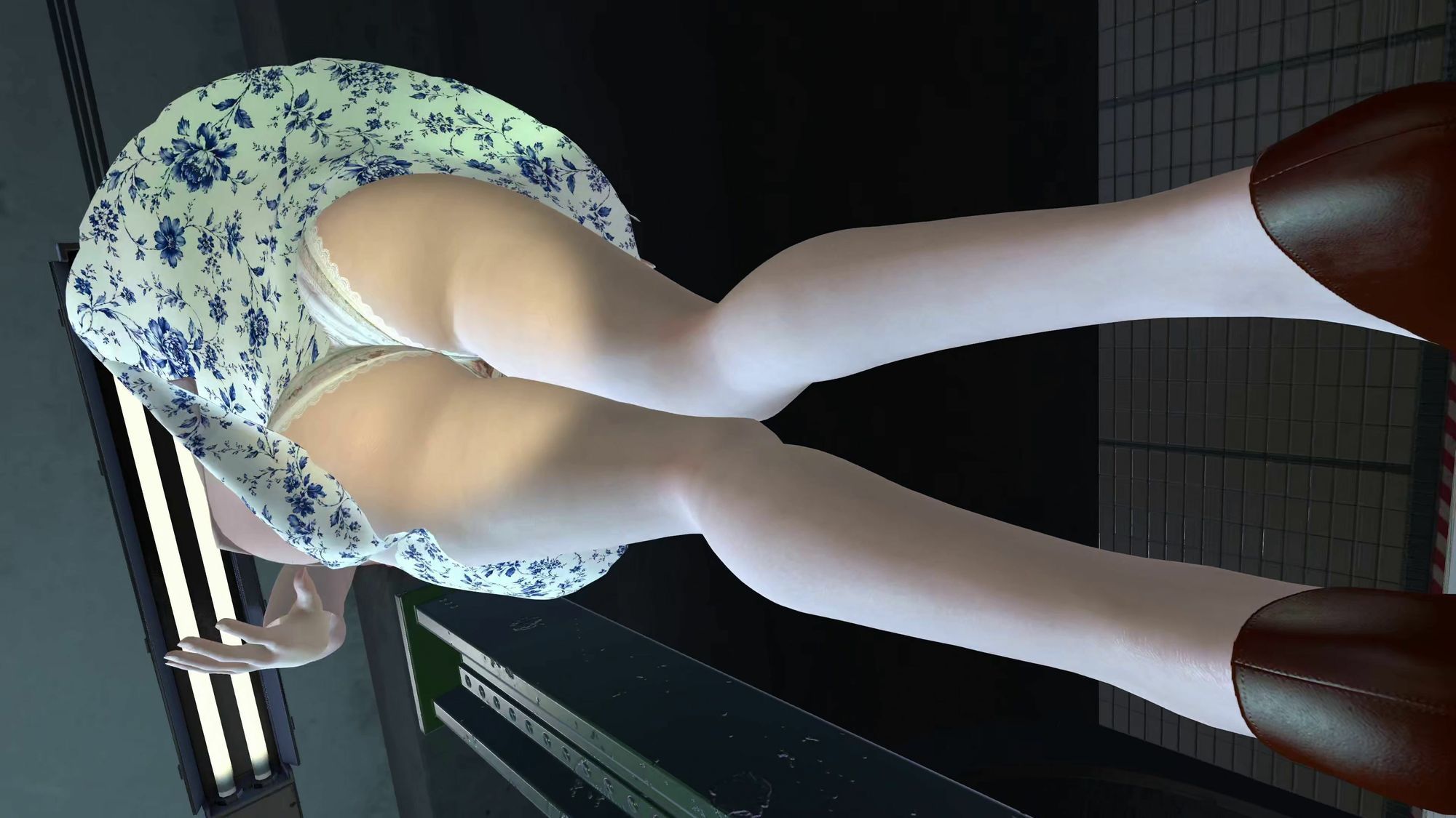 【4K60fps】電車対面パンチラ2 〜 日常に潜む秘め事 〜 神代優菜-Part1