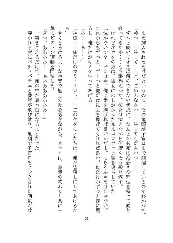 ケダモノ戦記（上） 〜歪んだ十二匹と猫による神様だったヒロイン溺愛ヤンデレ争奪戦〜