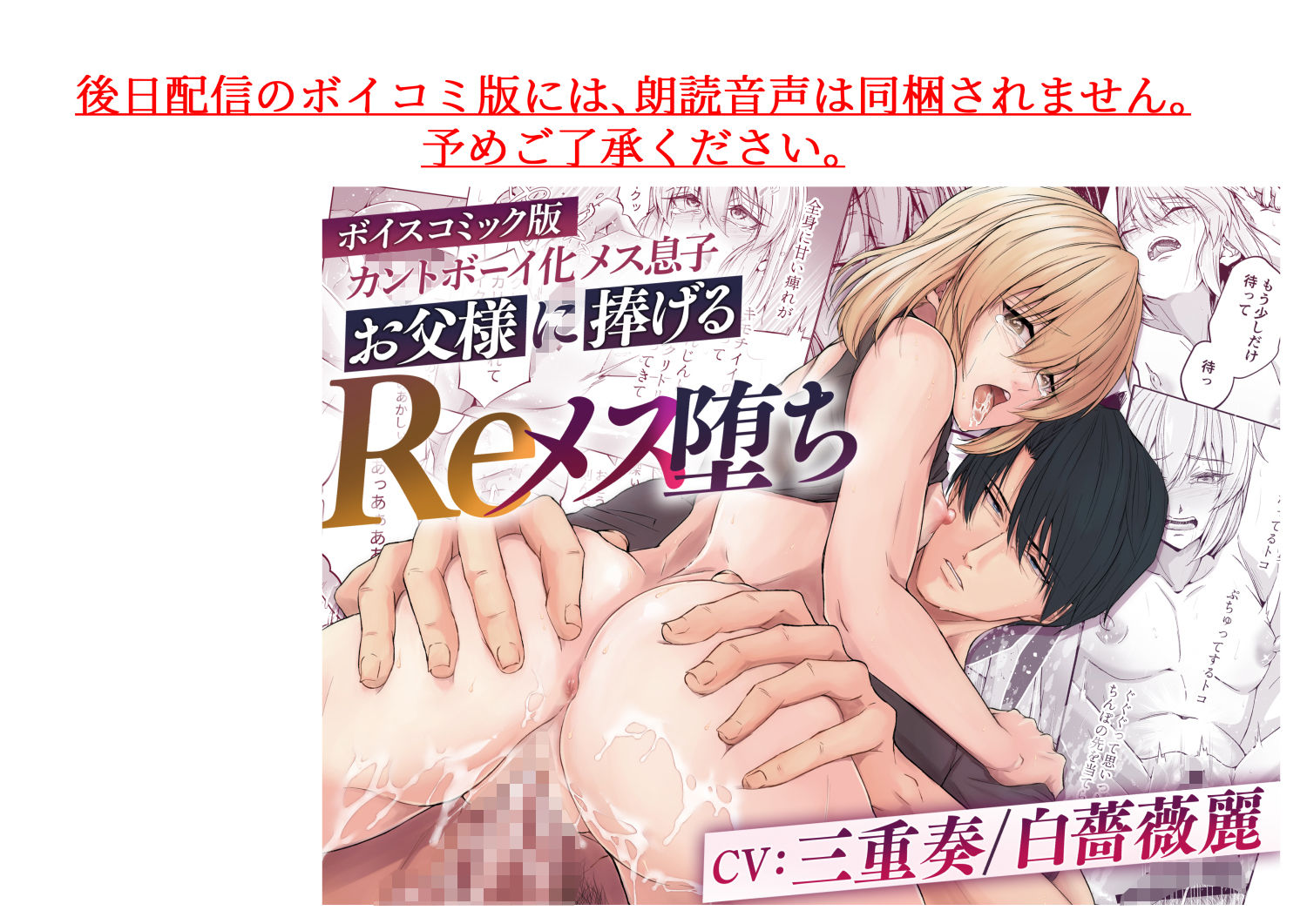 小説朗読版「お父様ちんぽとお兄様ちんぽWメス穴ハメ愛されえっち」
