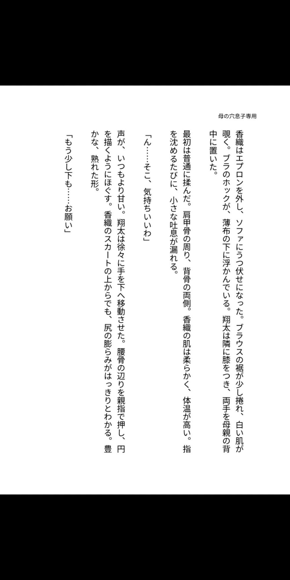 母の穴は、息子専用 〜熟母、禁忌に堕ちるまで〜