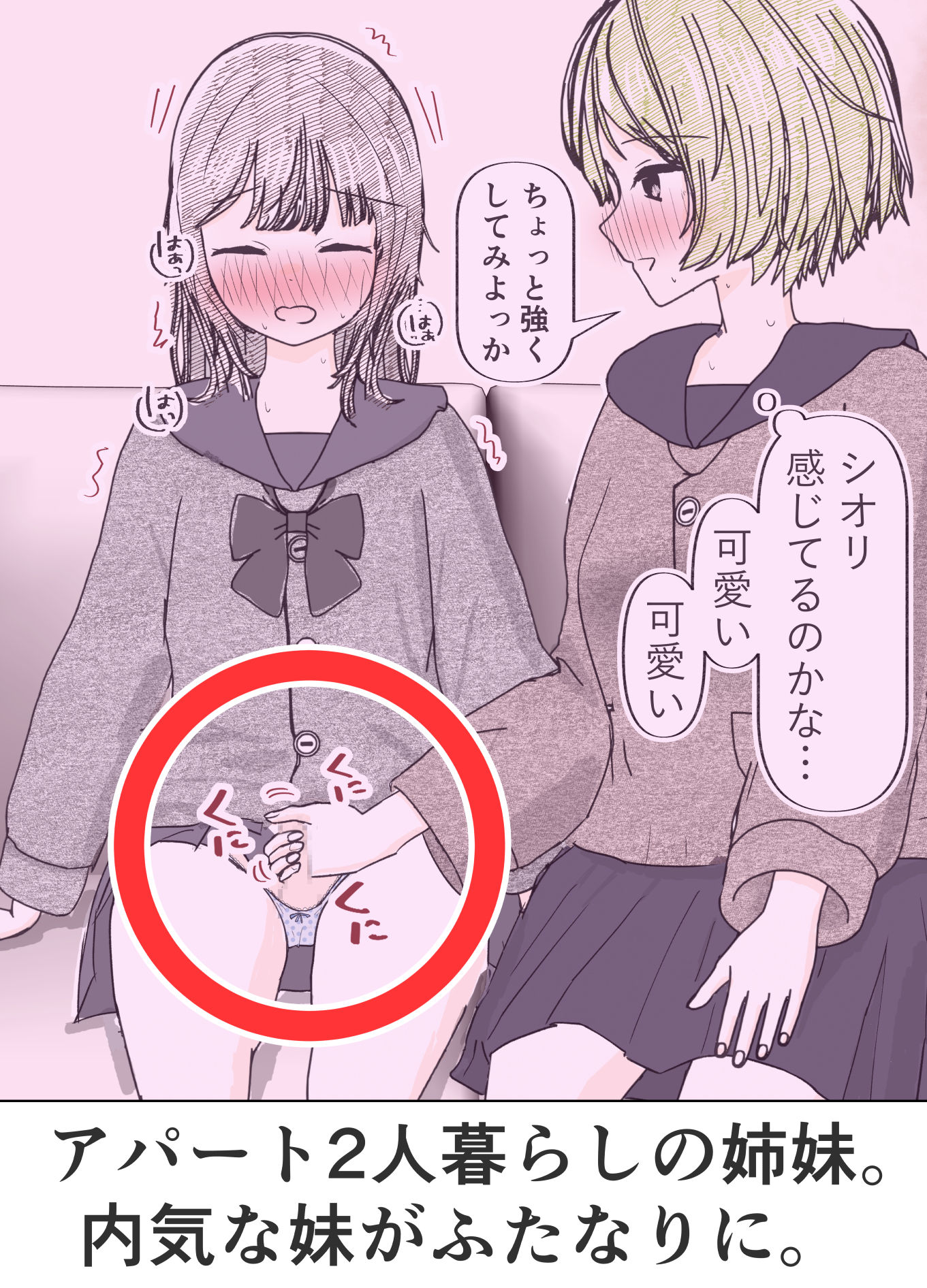 ふたなり病の妹の射精を優しく受け止めるお姉ちゃんの話