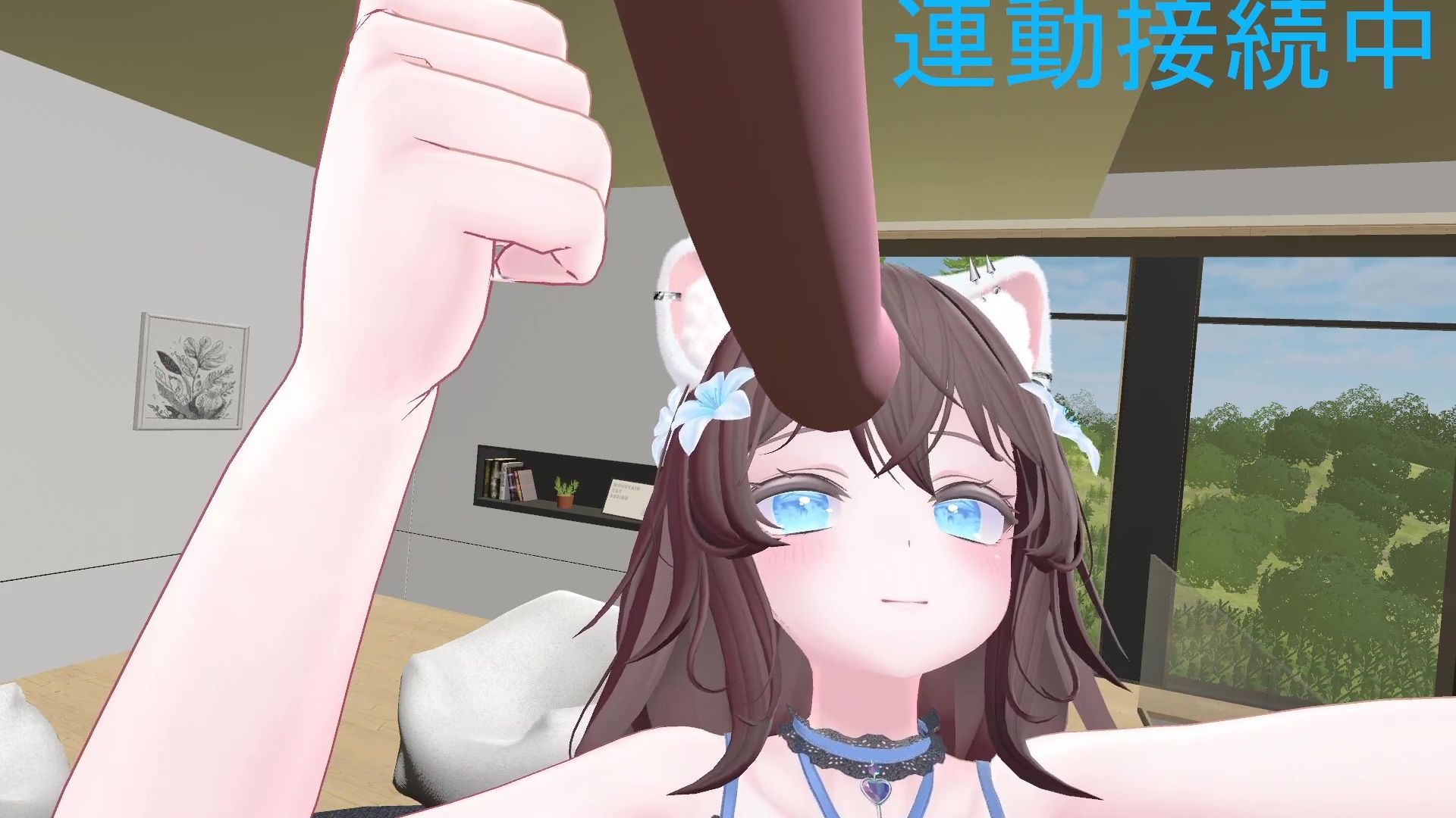 しれっと配信。連動おひるのちゅーにゃんまろ井栗まろん