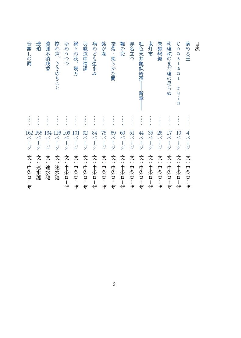紅色天井艶妖綺譚小説全集 羽織役鳥瞰図