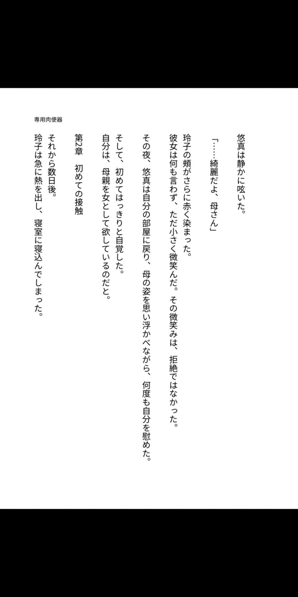 母は僕の専用肉便器 ― 玲子、血の繋がった穴として堕ちるまで―