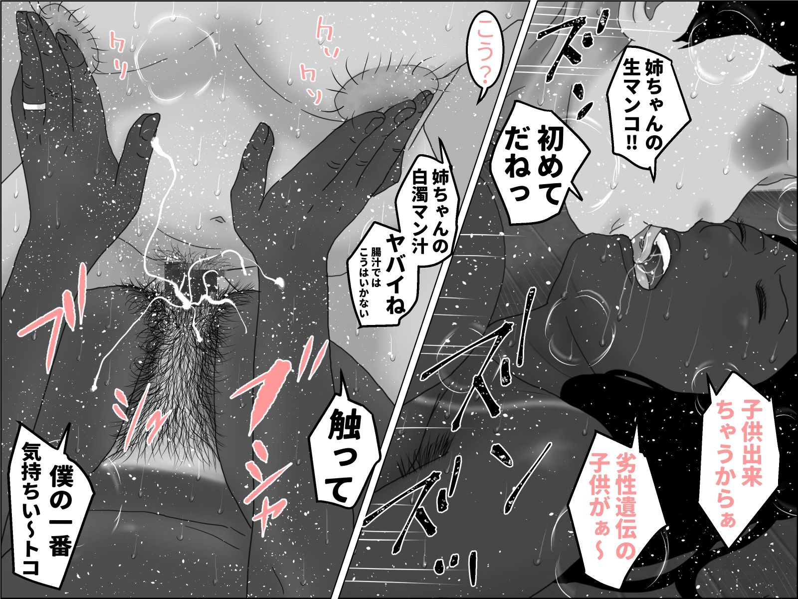 続 めおと姉弟 モノクロ版