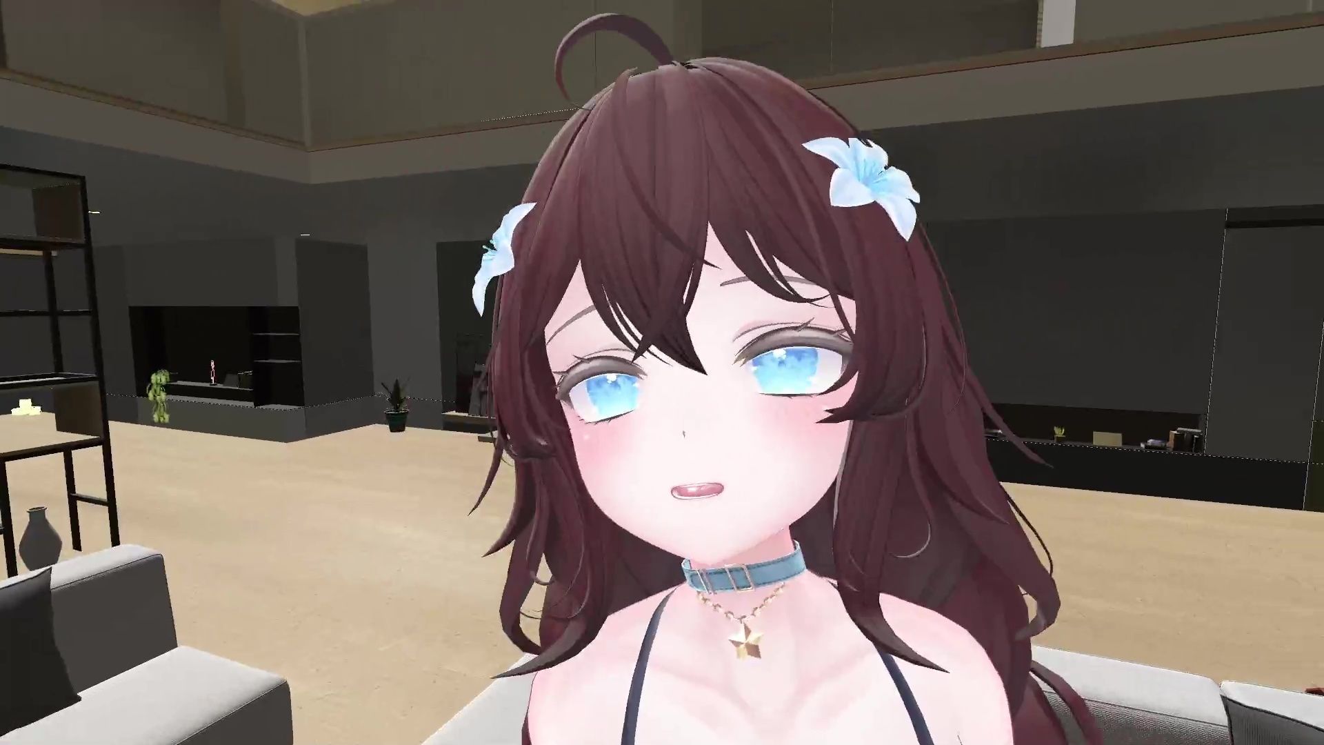 【ChilloutVR】連動フルトラ！100Pで10回スクワットしたよ！！井栗まろん