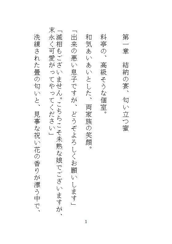 結納の顔合わせで子宮を奪われ、半年後の挙式当日もウエディングドレスのまま義兄に連続絶頂と中出し孕ませをされました