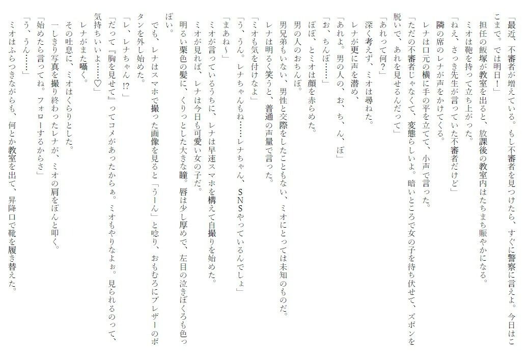 えっちに興味津々の女子校生が、不審者のおじさんにハアハアされて本当にえっちしちゃう話