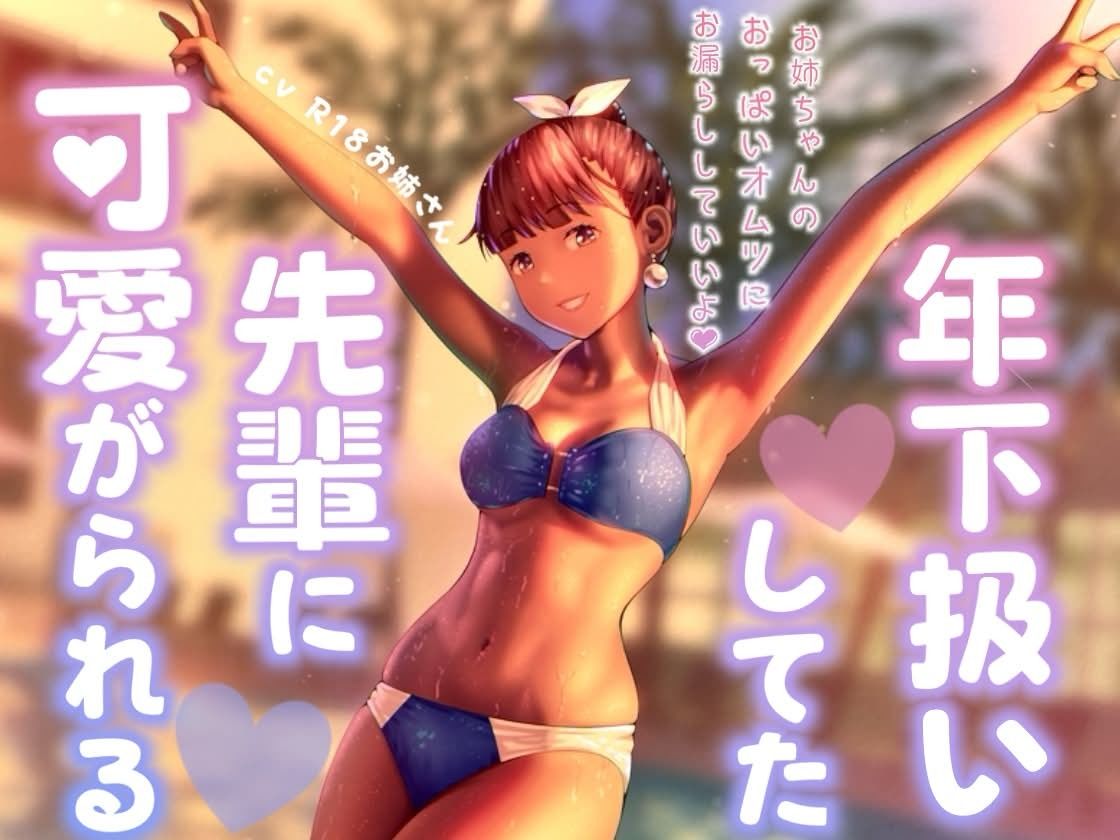 年下扱いしてたバイトの先輩に可愛がられる