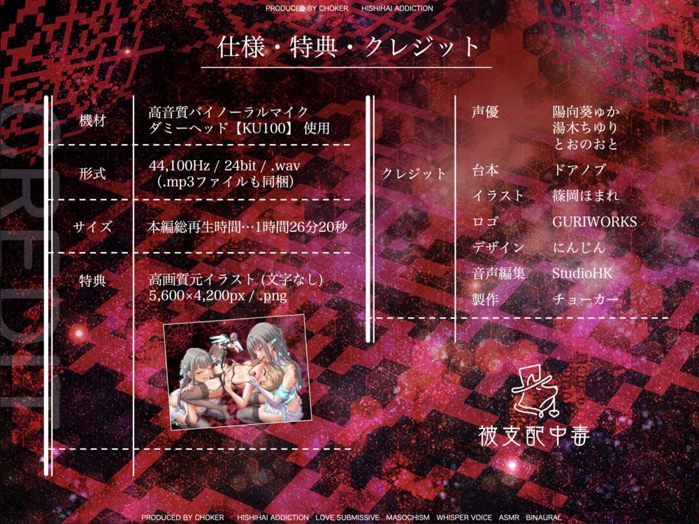 【100作記念】脳を乗っ取るキモチイ声に僕はもう逆らえない〜完全支配版〜