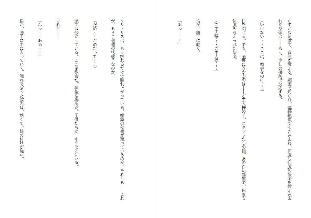 肉便器シスター〜聖女は快楽に堕ち、家畜となる〜
