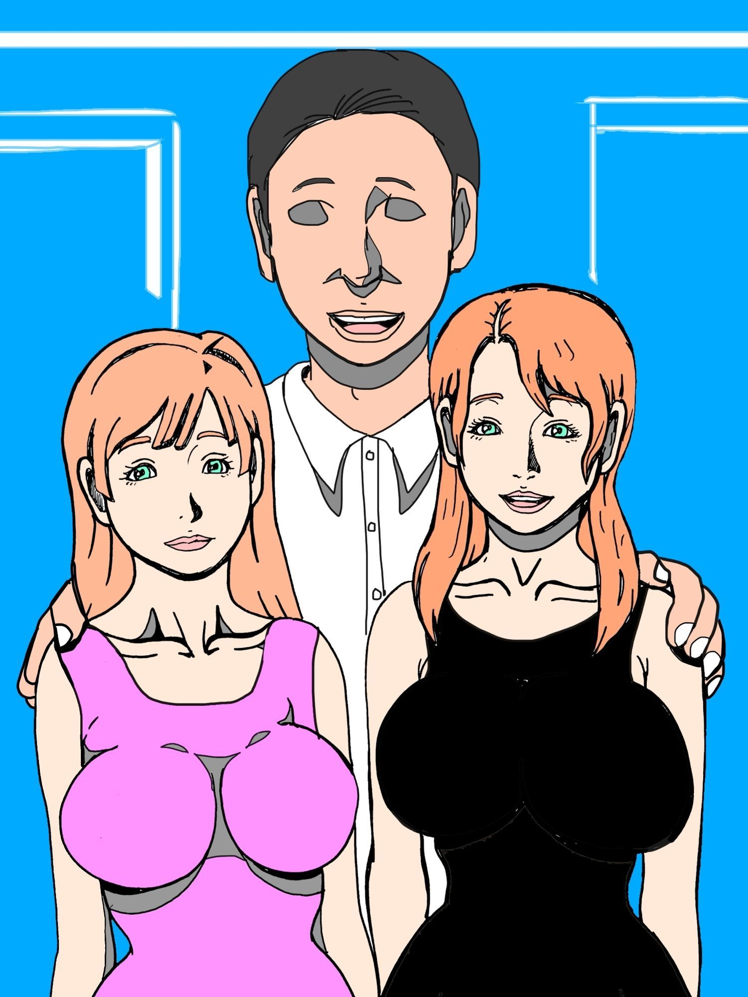 尊敬する上司の奥様と娘さんと交尾キメてます