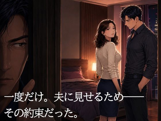 妻を15歳年下の男に抱かせ、その一部始終を覗く夫〜一度だけの寝取らせが、本当の寝取られに変わる夜〜