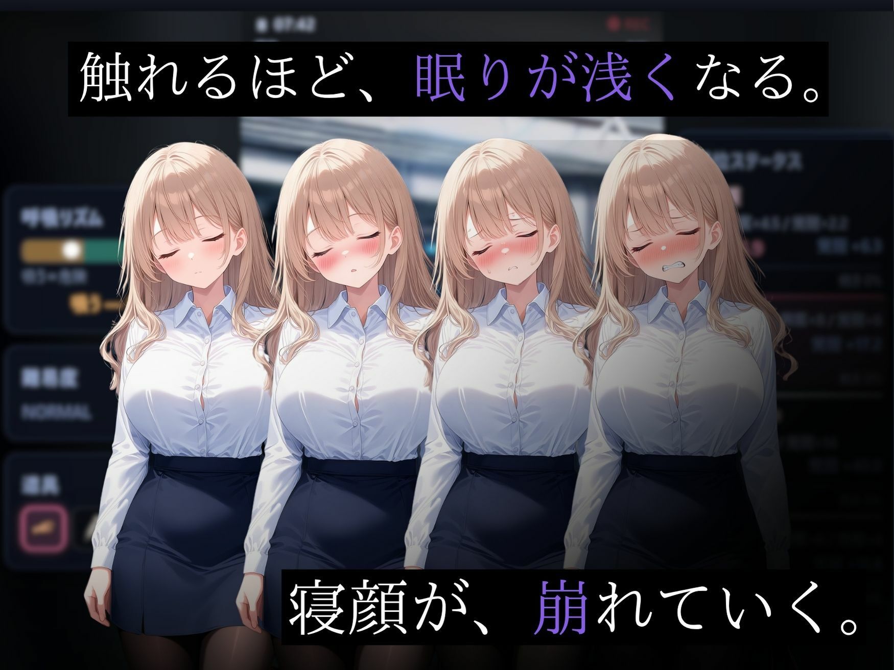 【スマホ対応】透視×時間停止 止まらない欲望と止まった時間〜通勤OL編〜