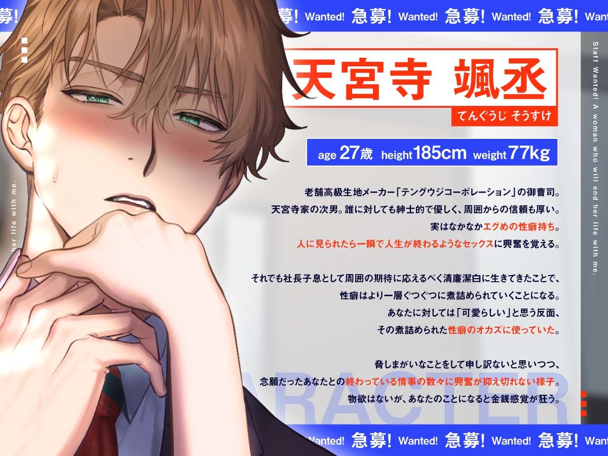 【急募】 僕と一緒に人生終わってくれるオンナ 〜お金はいくらでも出すから倫欠プレイに付き合って〜