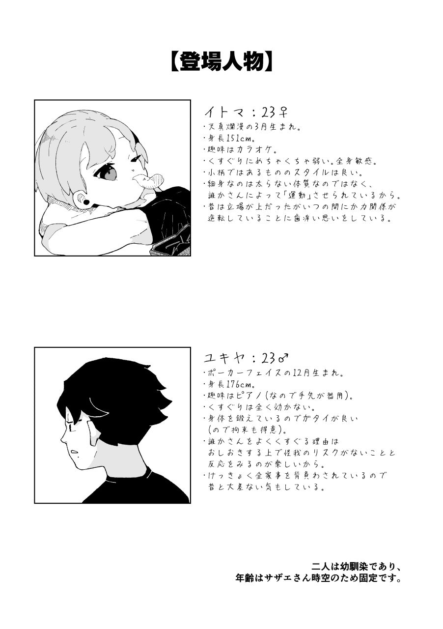 こちょなじみ 〜家事をサボりまくって足こちょ地獄に遭う話〜