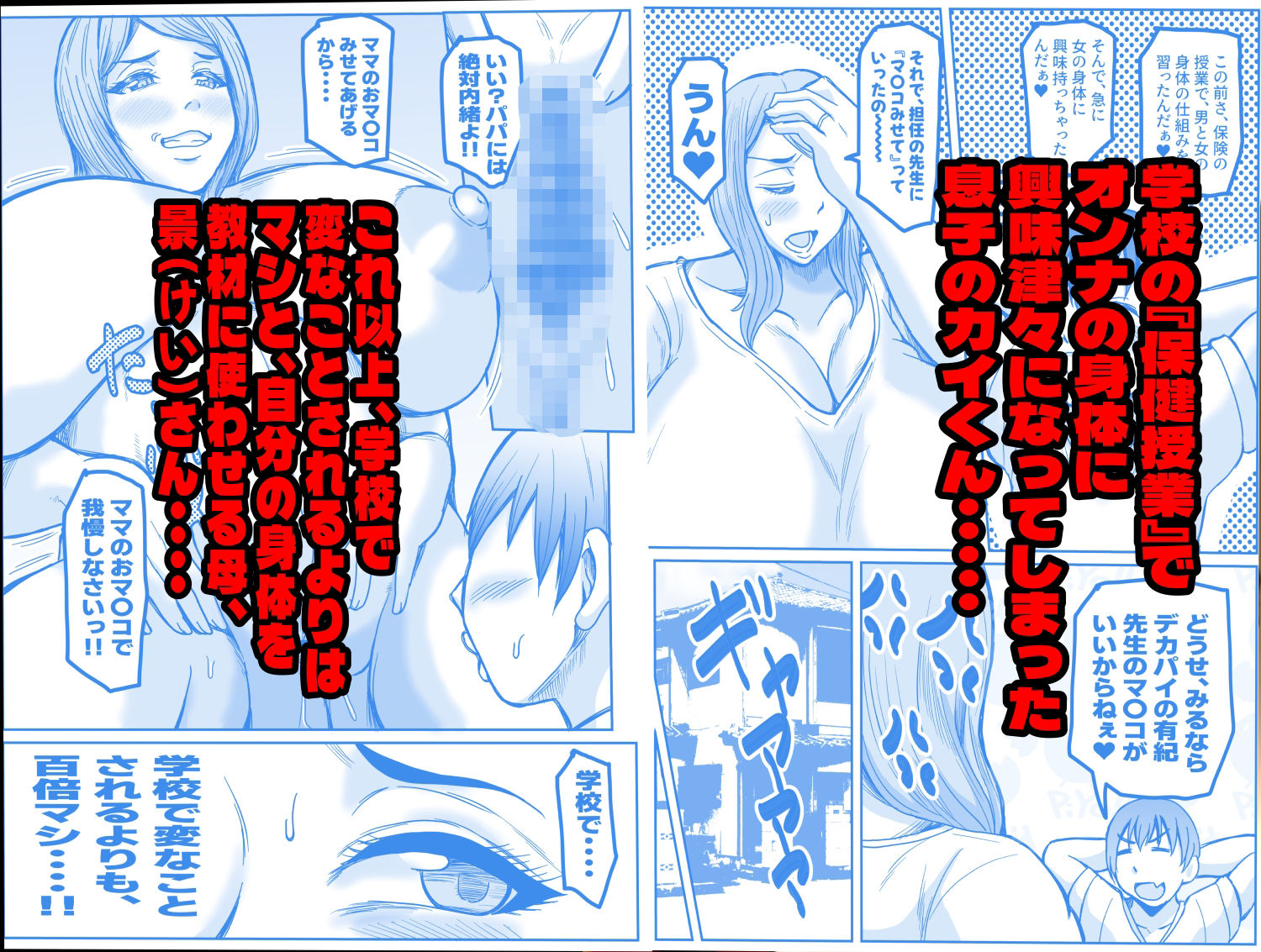 ぼくとママの性授業