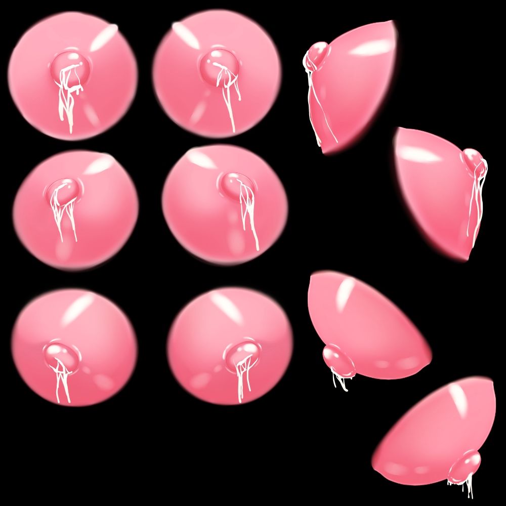 乳首素材（母乳あり）