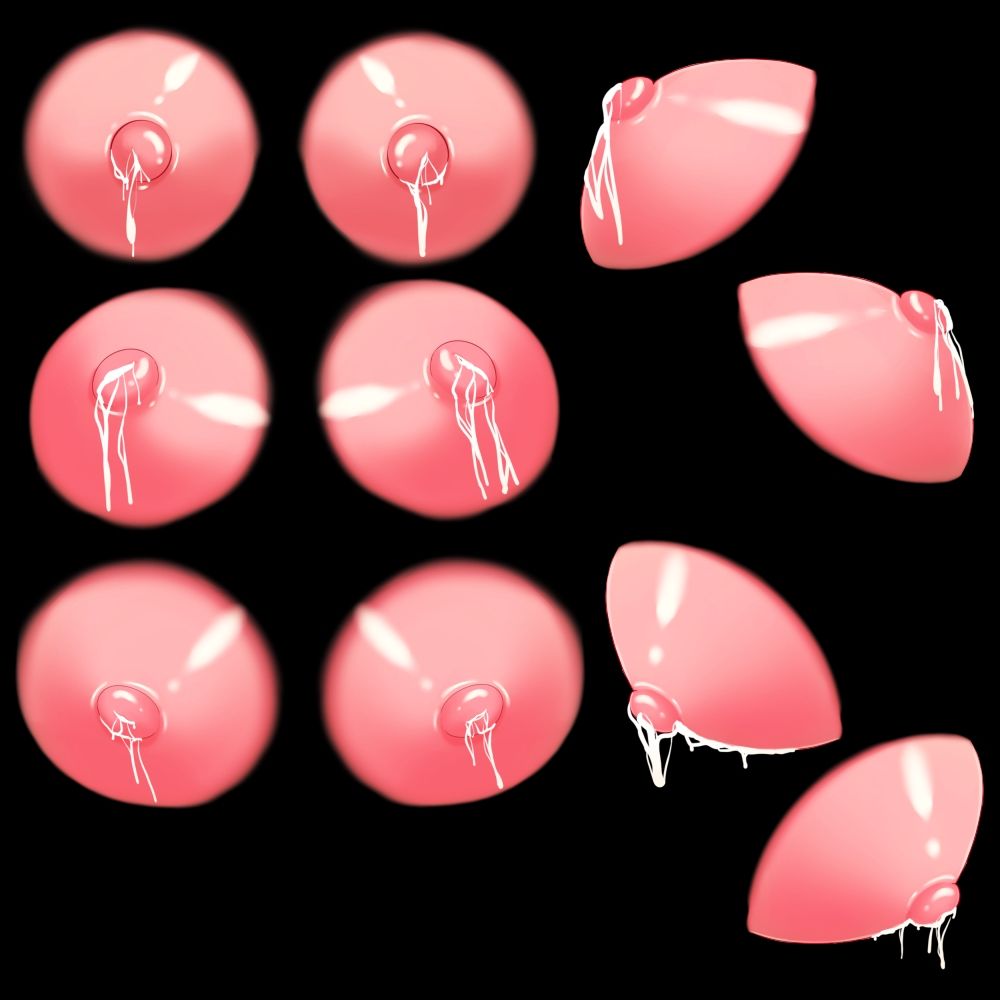 乳首素材2（母乳あり）