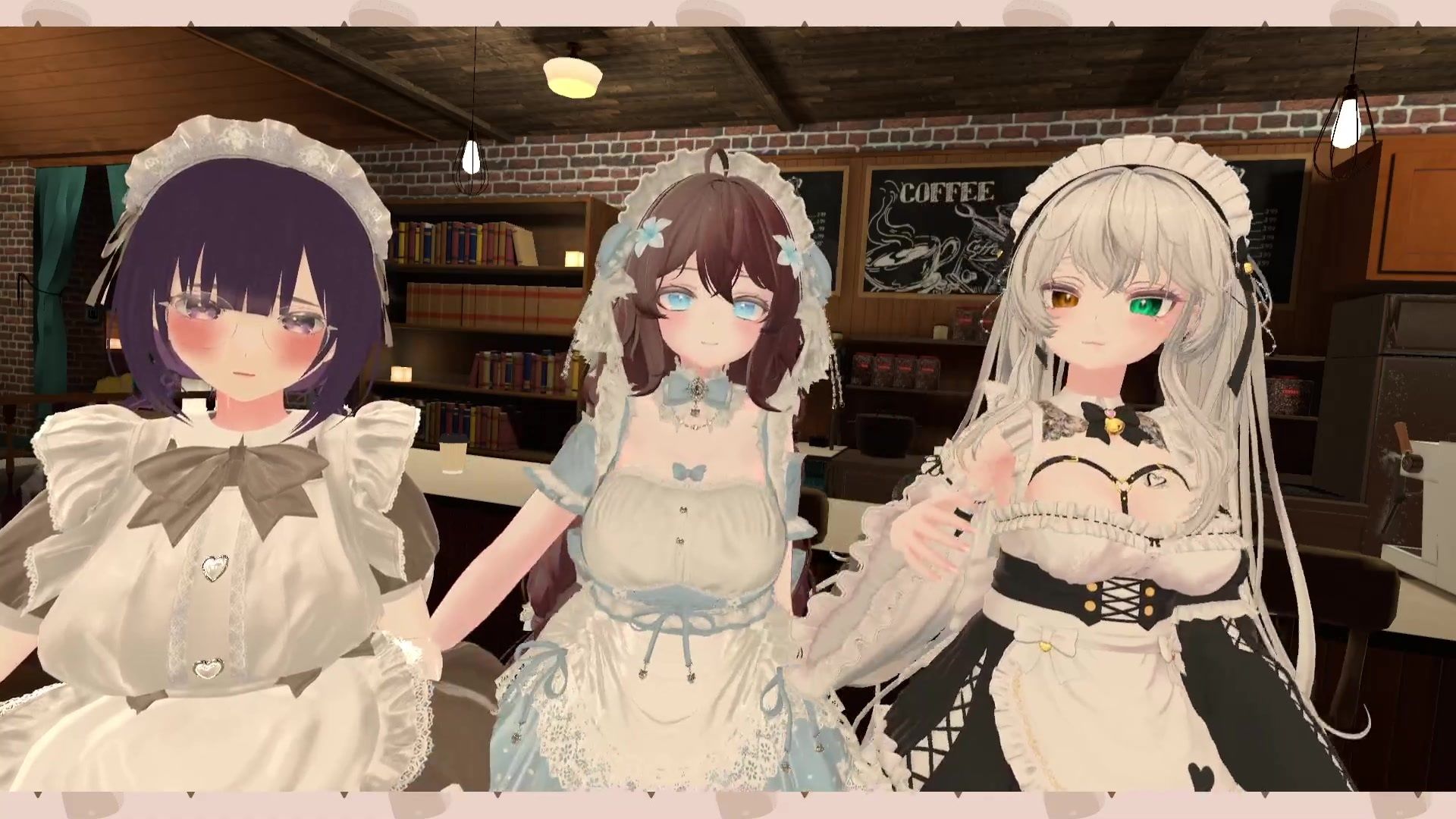 【アイテム連動】ポプロChilloutVR！！可愛いメイド達がご主人様にご奉仕…（はーと）【リスナーさん参加型】 井栗まろん