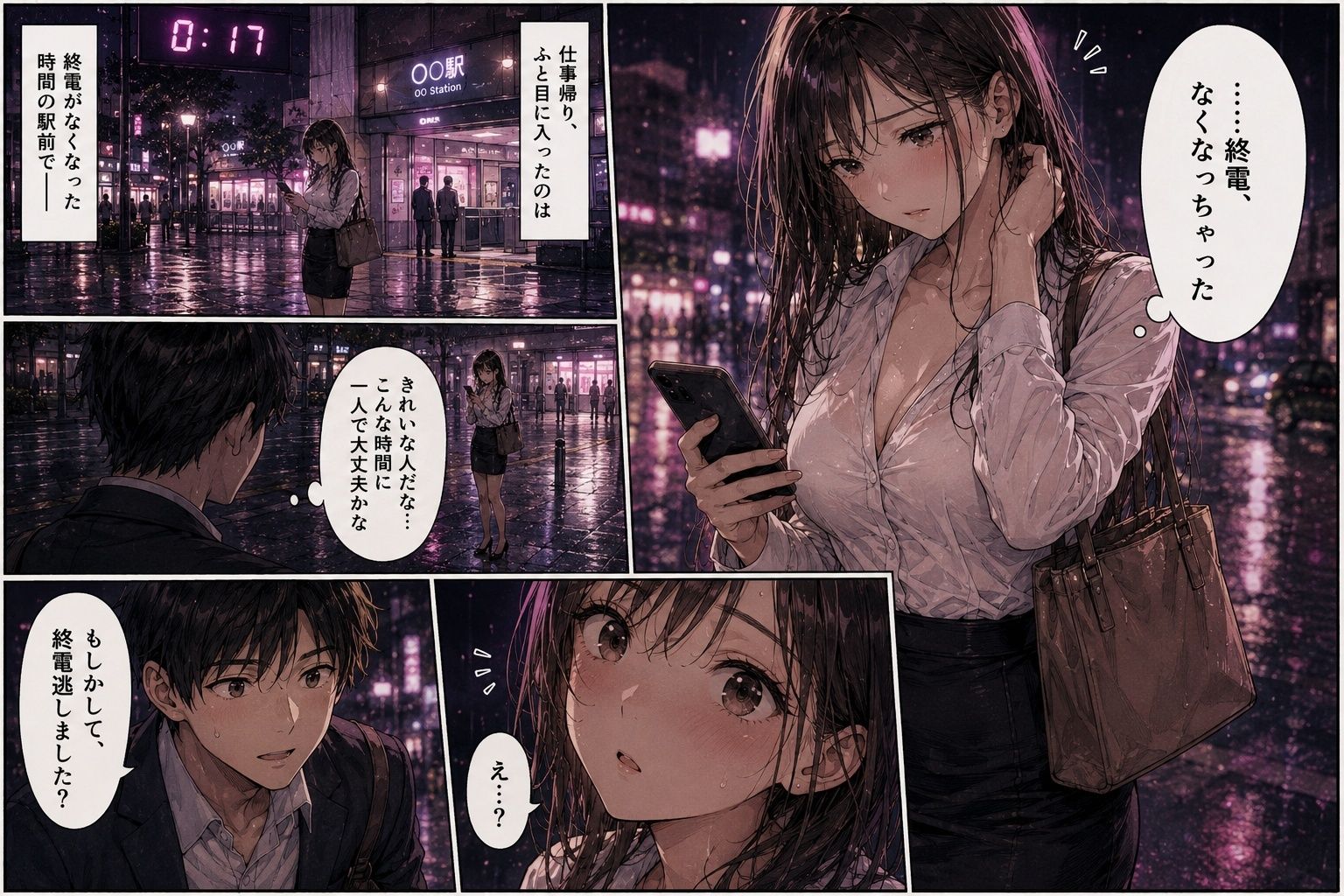 終電を逃した美女をナンパしてみた。 〜「帰れなくなっちゃった」彼女との長い夜〜