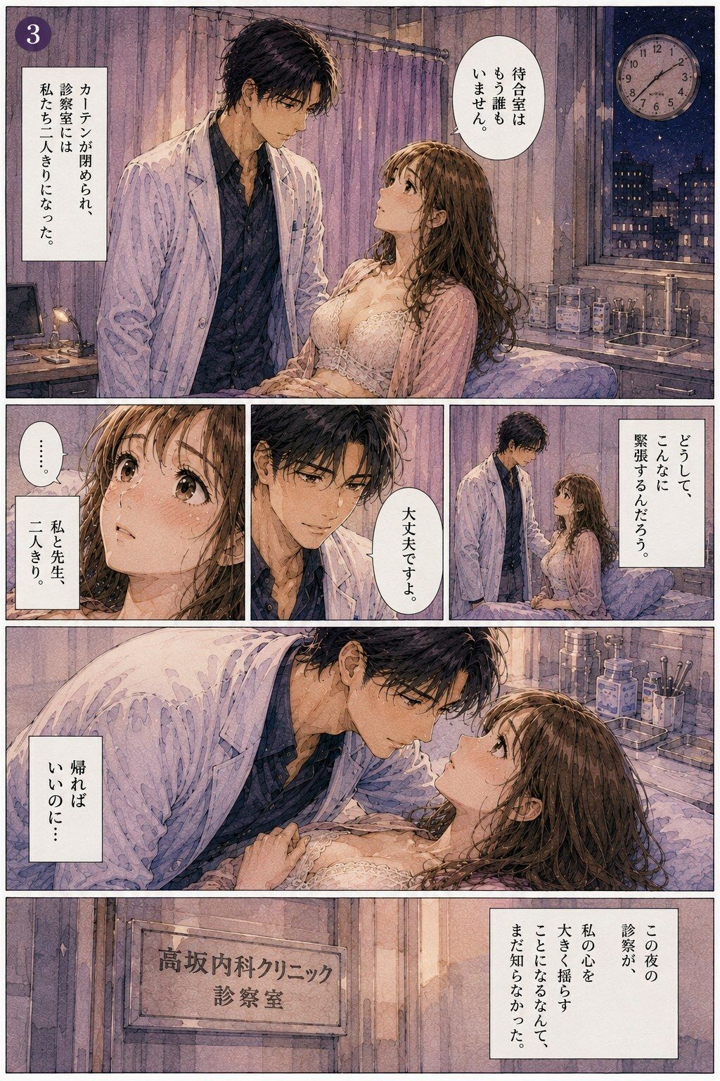夜の診察室、担当医と二人きり ―夫には言えない検査―