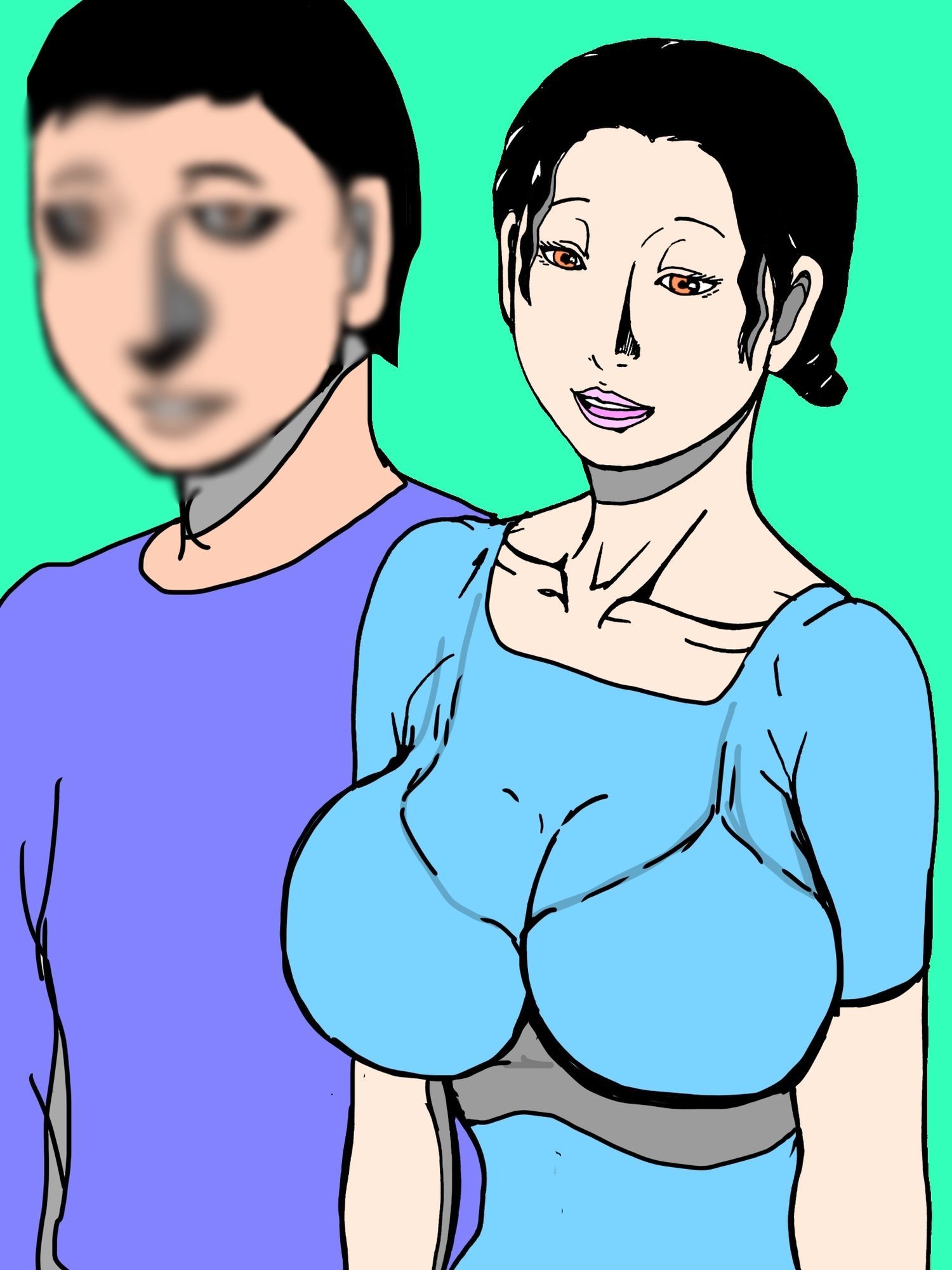 不本意な寝取られ行為中夫のことを見続けといてやろうと決めていたのに激しい交尾に我を忘れさせられた人妻
