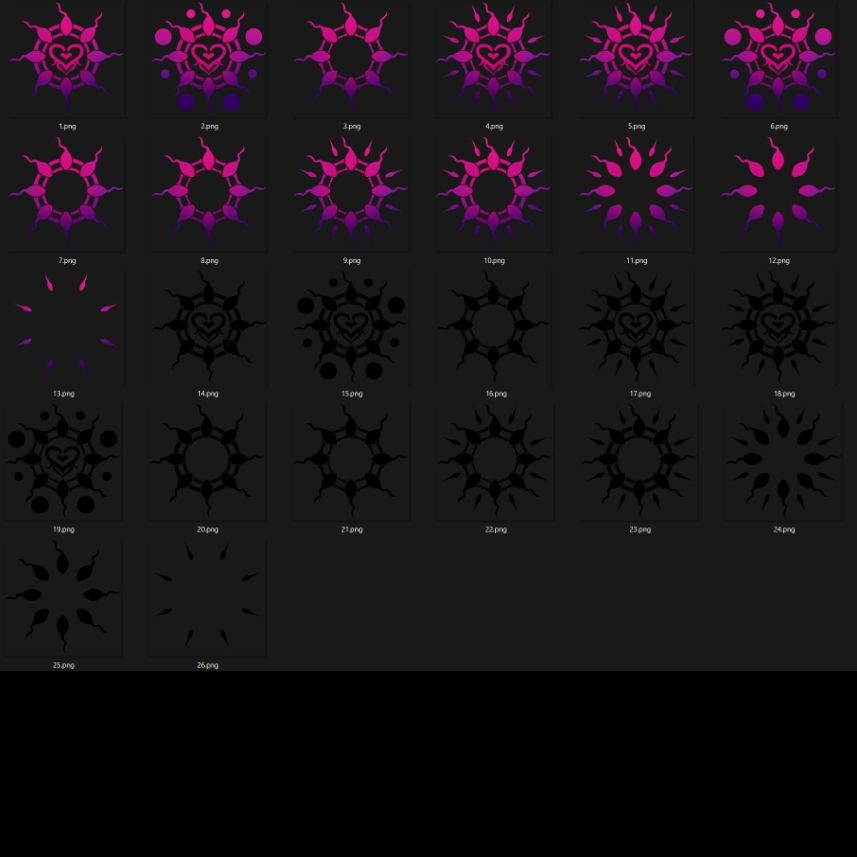 受胎淫紋素材
