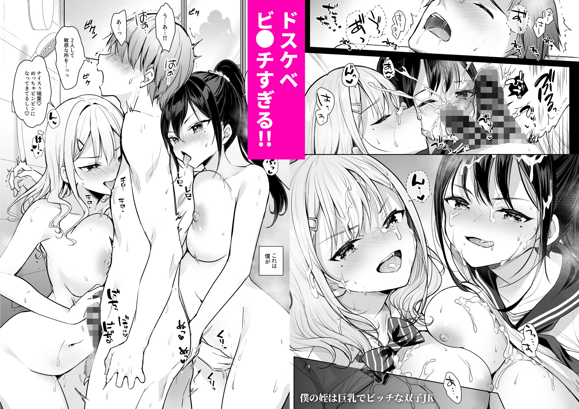 僕の姪は巨乳でビッチな双子JK〜弄ばれる性活事情〜