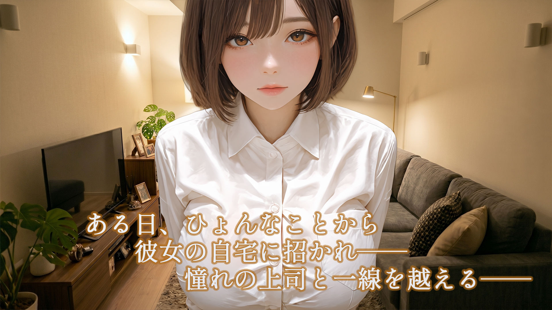 今日、憧れの人妻上司をNTRます