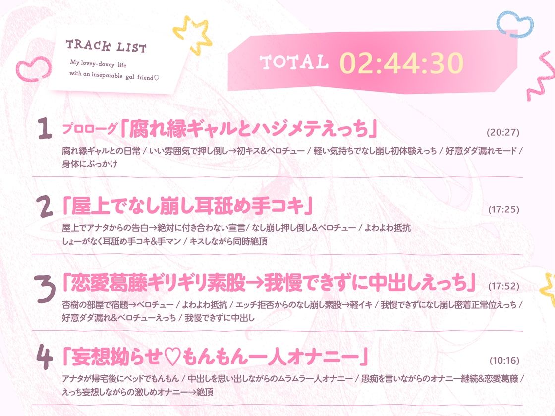 「絶対に、アンタとは付き合わないから。」腐れ縁ギャルとなし崩し葛藤えっち←→完全デレ堕ち好き好き攻略えっち【好意ダダ漏れ＆よわよわ抵抗】