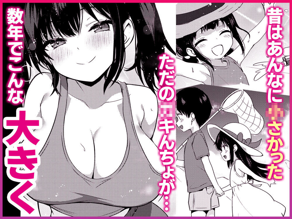 小柄で巨乳な幼なじみと夏の同居性活はじめました。