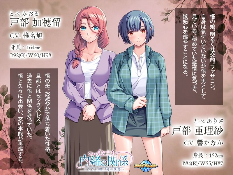 イケナイ内緒の関係〜ママと娘と俺の快感〜