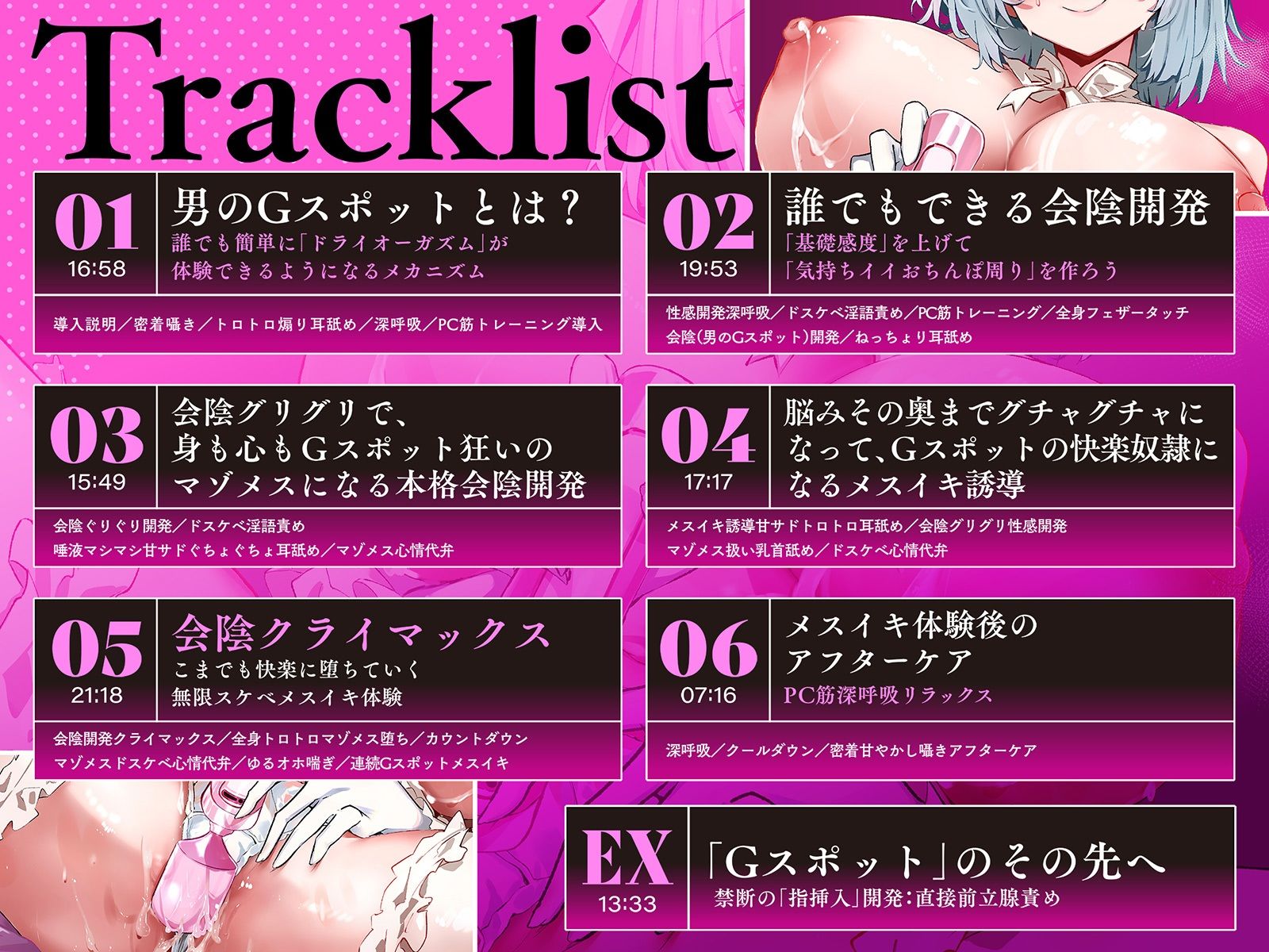 【メス汁だらぁ〜ッ(はーと)】男のGスポット開発〜会陰グイグイ押し込まれて精子出さず我慢汁昇天〜【お手軽ドライオーガズム】