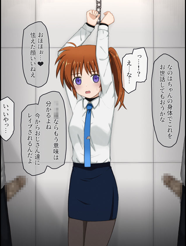 変態局員共に襲われちゃうなのはさんの話