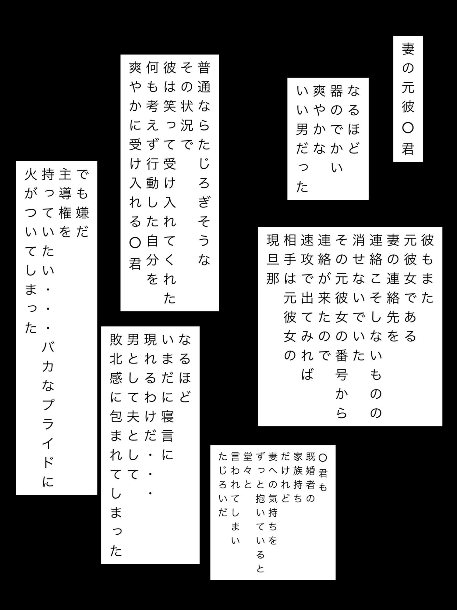 妻が元彼と遭遇するよう仕組んだら元彼との恋交尾に夢中なメス化した